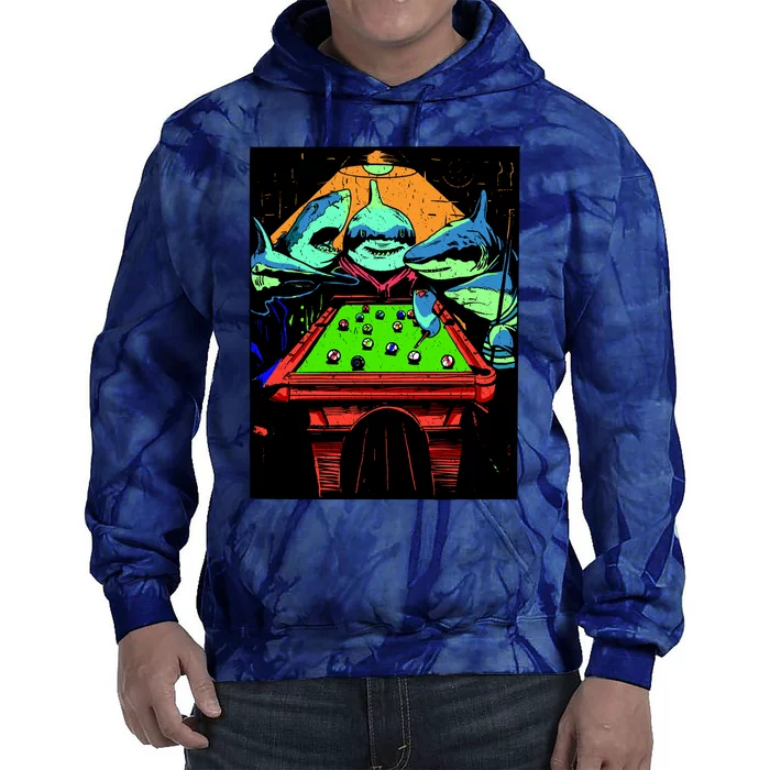 Billard Sharks Tie Dye Hoodie