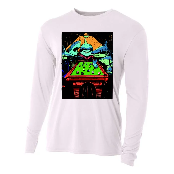 Billard Sharks Cooling Performance Long Sleeve Crew