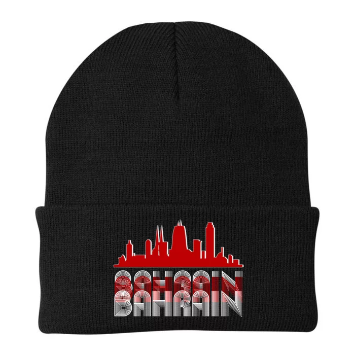 Bahrain Skyline Knit Cap Winter Beanie