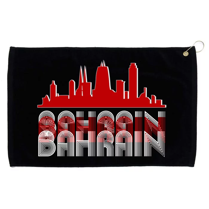 Bahrain Skyline Grommeted Golf Towel