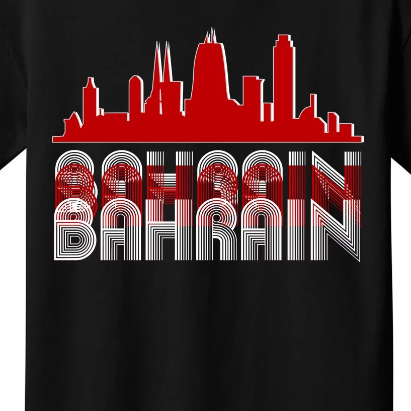 Bahrain Skyline Kids T-Shirt