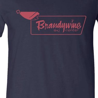 Brandywine Ski Center Logo V-Neck T-Shirt