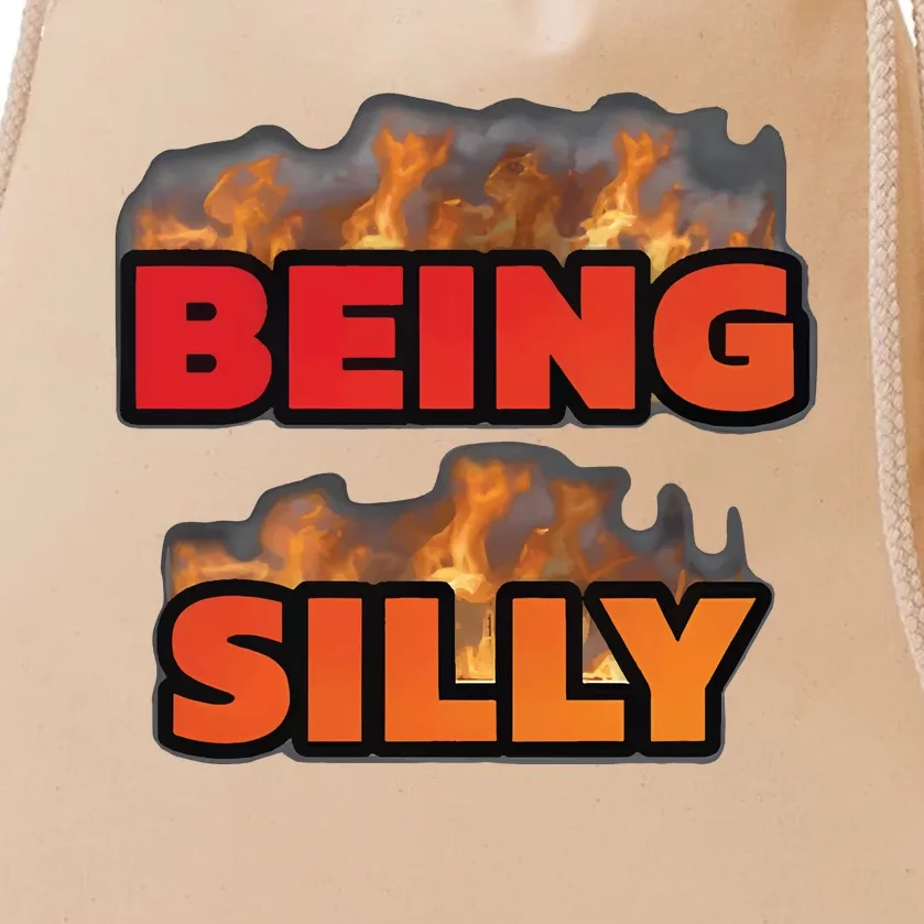 Being Silly Cringey Drawstring Bag