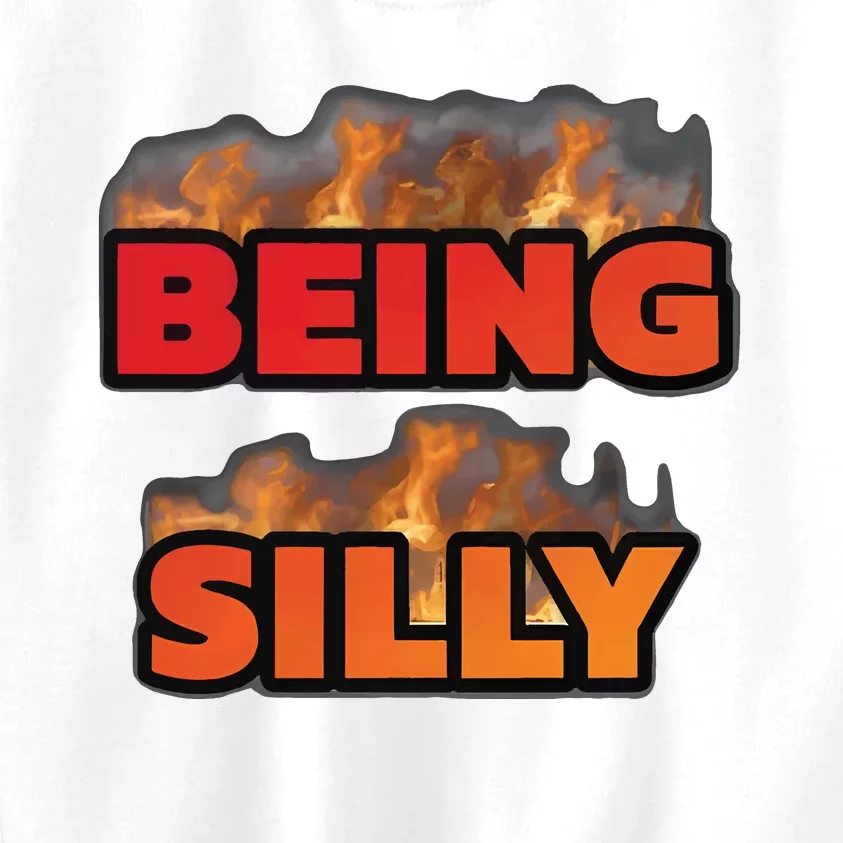 Being Silly Cringey Kids Sweatshirt