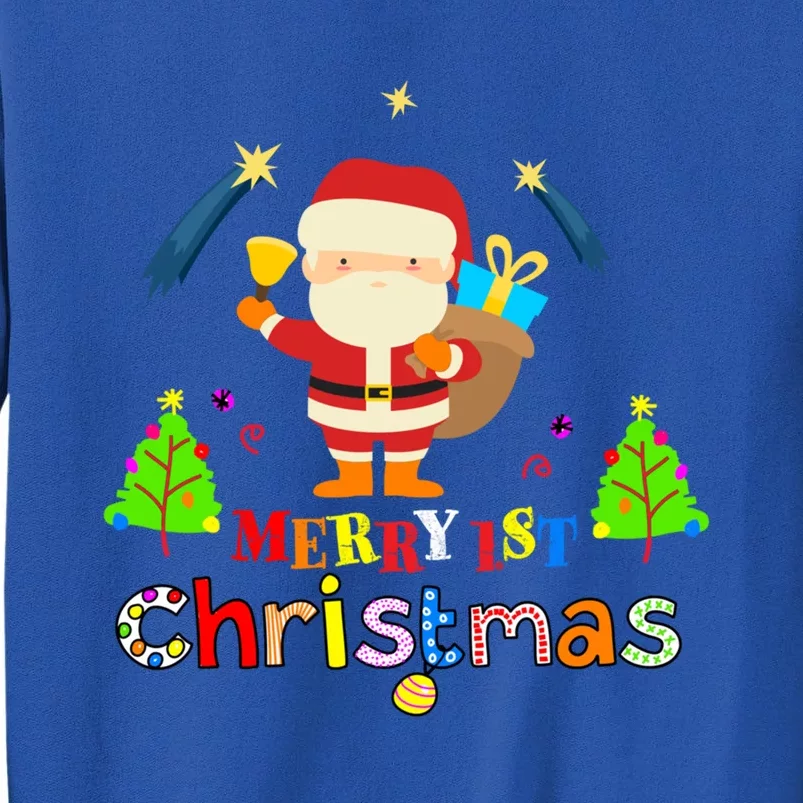 Baby Santa Claus Distributes 'S Funny Gift Cool Gift Sweatshirt