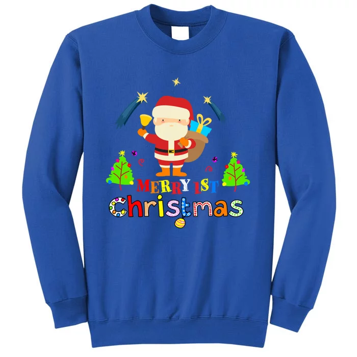 Baby Santa Claus Distributes 'S Funny Gift Cool Gift Sweatshirt