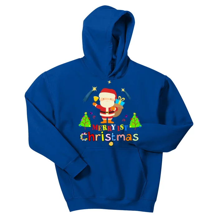 Baby Santa Claus Distributes 'S Funny Gift Cool Gift Kids Hoodie