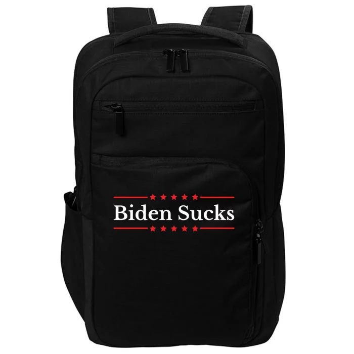 Biden Sucks Cute Gift Joe Biden Sucks Cute Gift Anti Biden 4th Of July Gift Impact Tech Backpack