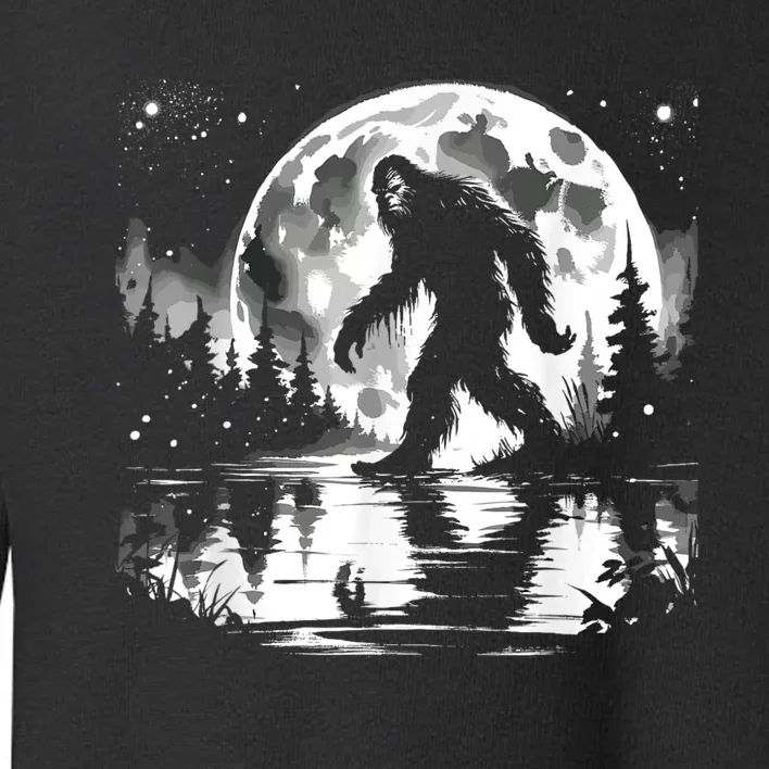 Bigfoot Sasquatch Cool Bigfoot Toddler Sweatshirt