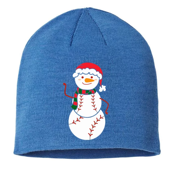 Baseball Snow Christmas Baseball Player Xmas Party Meaningful Gift 8 1/2in Sustainable Knit Beanie