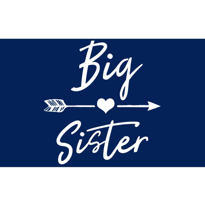 Big Sister Cute Girls Heart Arrow Love Bumper Sticker