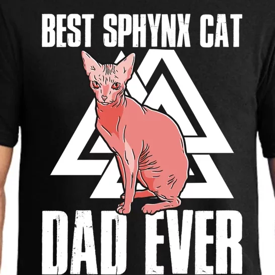 Best Sphynx Cat Dad Ever Great Gift Pajama Set