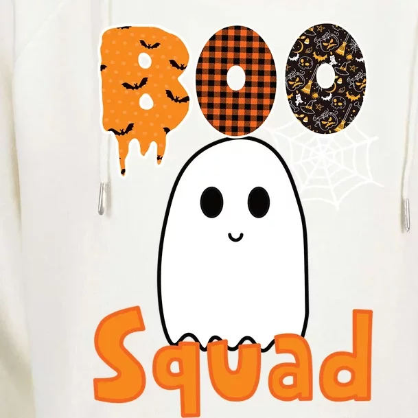 Boo Squad Cute Halloween Cool Gift Womens Funnel Neck Pullover Hood