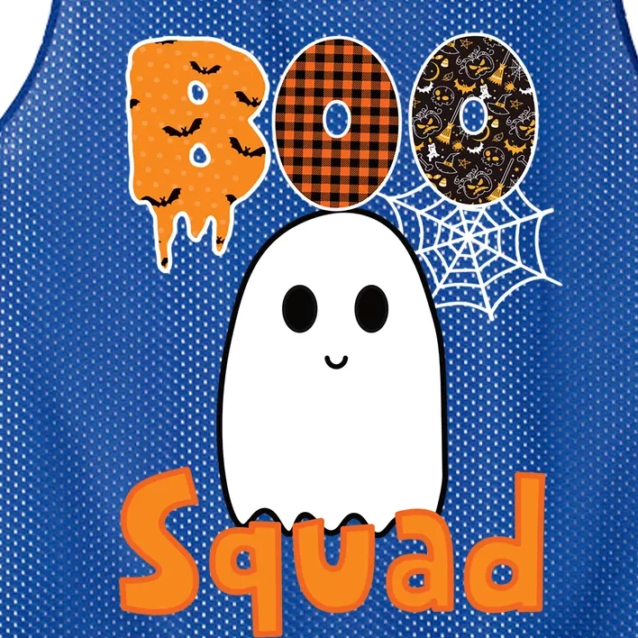 Boo Squad Cute Halloween Cool Gift Mesh Reversible Basketball Jersey Tank