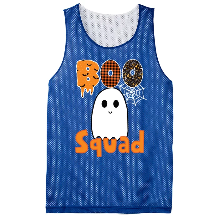 Boo Squad Cute Halloween Cool Gift Mesh Reversible Basketball Jersey Tank