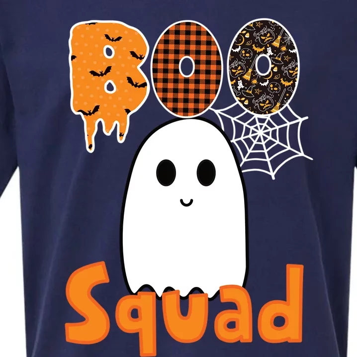 Boo Squad Cute Halloween Cool Gift Sueded Cloud Jersey T-Shirt