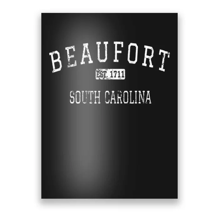 Beaufort South Carolina SC Vintage Poster