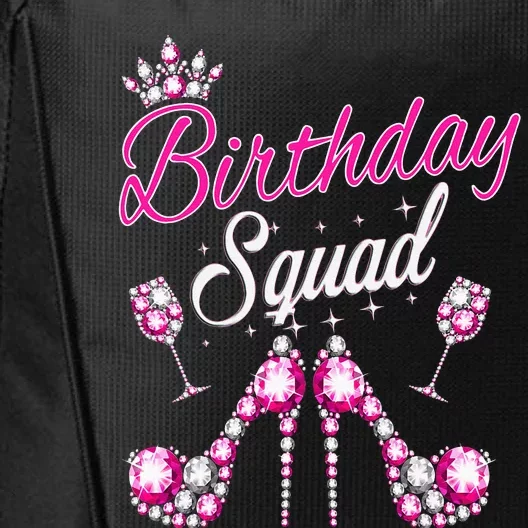 Birthday Squad Crown Elegant Design Diva Squad Women City Backpack