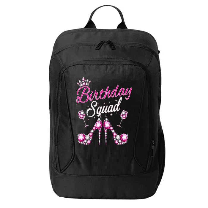 Birthday Squad Crown Elegant Design Diva Squad Women City Backpack