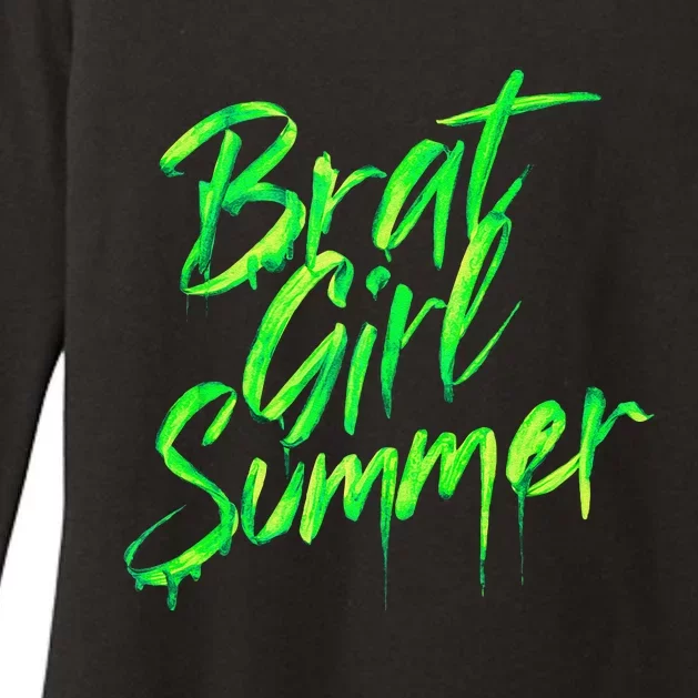 Brat Summer Cute Retro Summer Womens CVC Long Sleeve Shirt