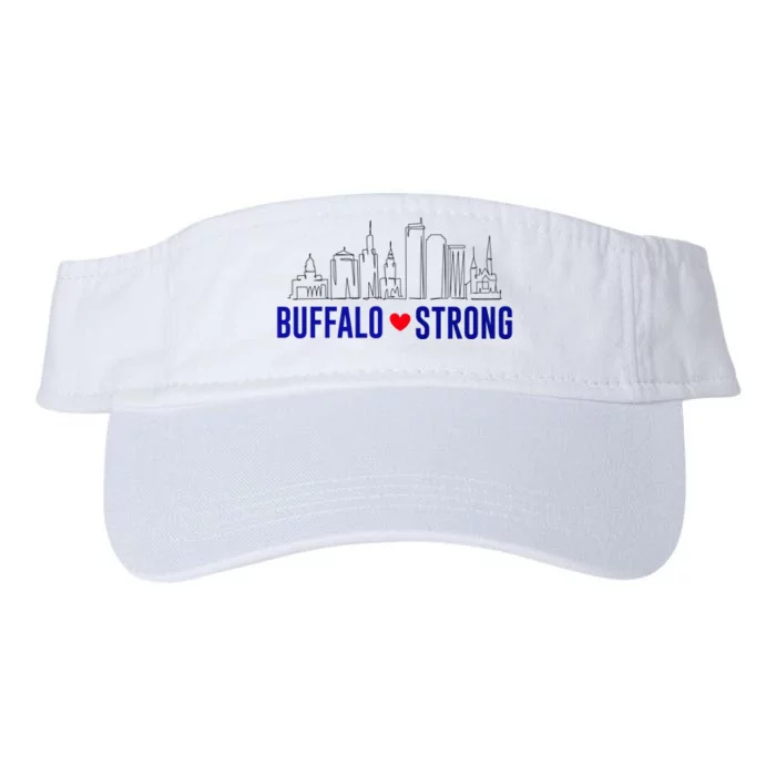 Buffalo Strong City Of Good Neighbors Pray For Buffalo Valucap Bio-Washed Visor