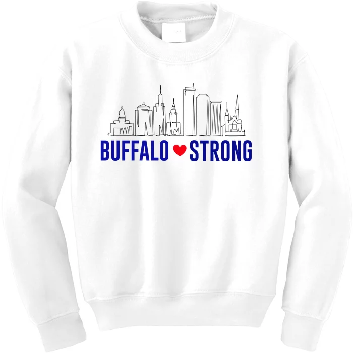 Buffalo Strong City Of Good Neighbors Pray For Buffalo Kids Sweatshirt