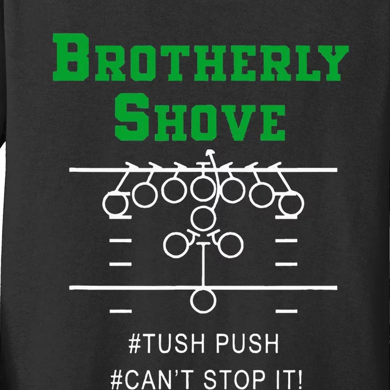 Brotherly Shove Classic Kids Kids Long Sleeve Shirt