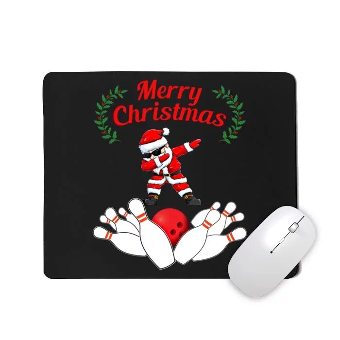 Bowling Santa Claus Christmas Gift Mousepad