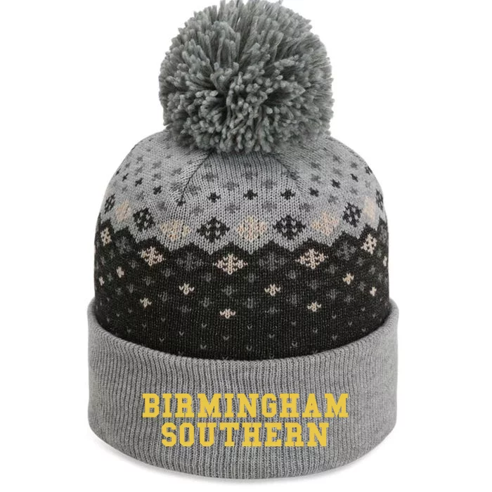 Birmingham Southern College The Baniff Cuffed Pom Beanie