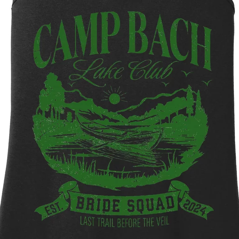 Bride Squad Camp Bach Lake Club Bachelorette Party 2024 Ladies Essential Tank