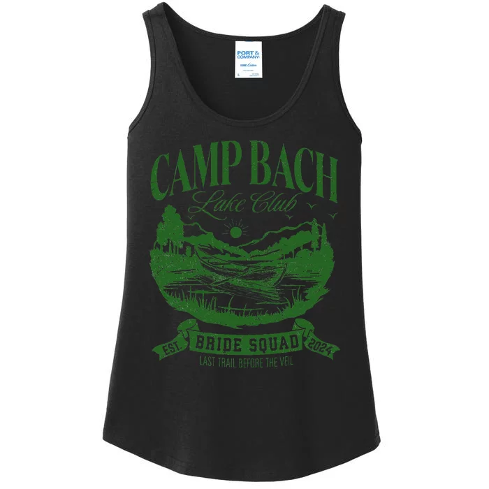 Bride Squad Camp Bach Lake Club Bachelorette Party 2024 Ladies Essential Tank