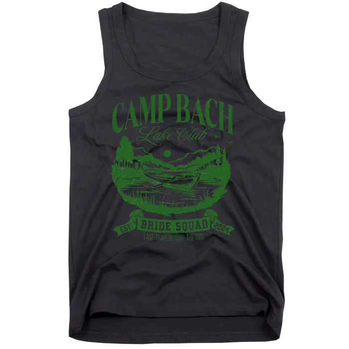 Bride Squad Camp Bach Lake Club Bachelorette Party 2024 Tank Top