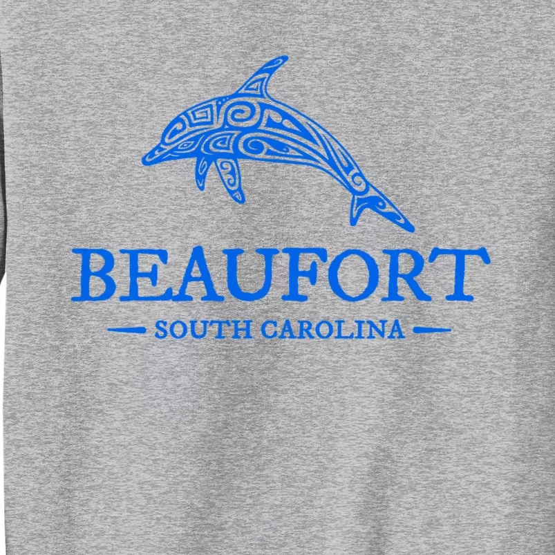 Beaufort South Carolina Dolphin Tall Sweatshirt