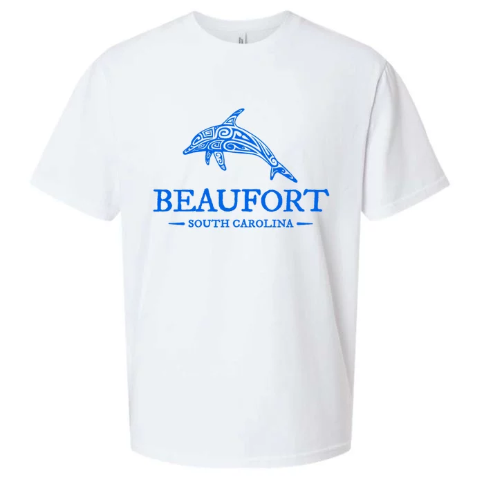 Beaufort South Carolina Dolphin Sueded Cloud Jersey T-Shirt