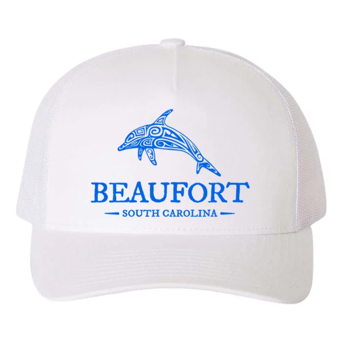 Beaufort South Carolina Dolphin Yupoong Adult 5-Panel Trucker Hat