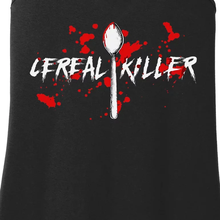 Bloody Spoon Cereal Killer Cereal Day Ladies Essential Tank