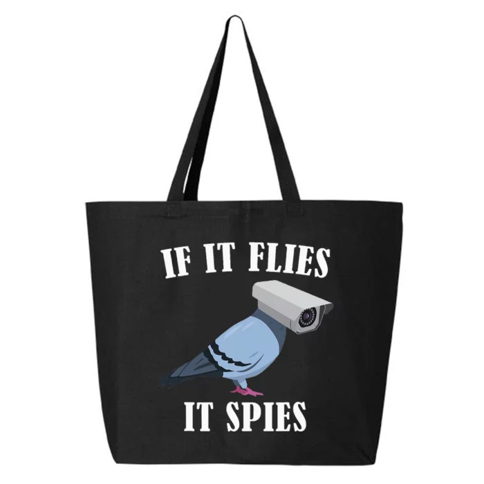 Birds Spie Conspiracy Joke Meme Surveillance 25L Jumbo Tote