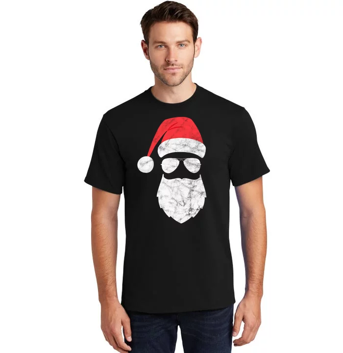 Bearded Santa Claus Hipster Tall T-Shirt