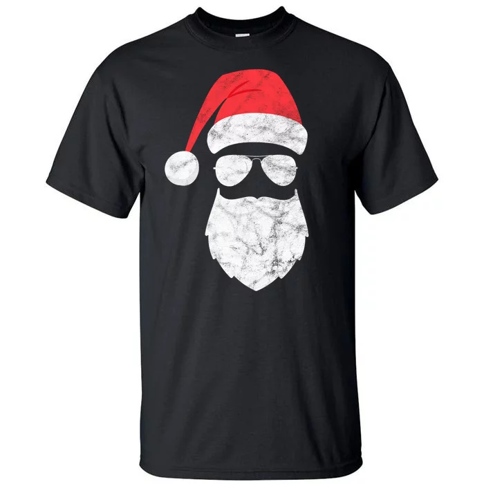 Bearded Santa Claus Hipster Tall T-Shirt