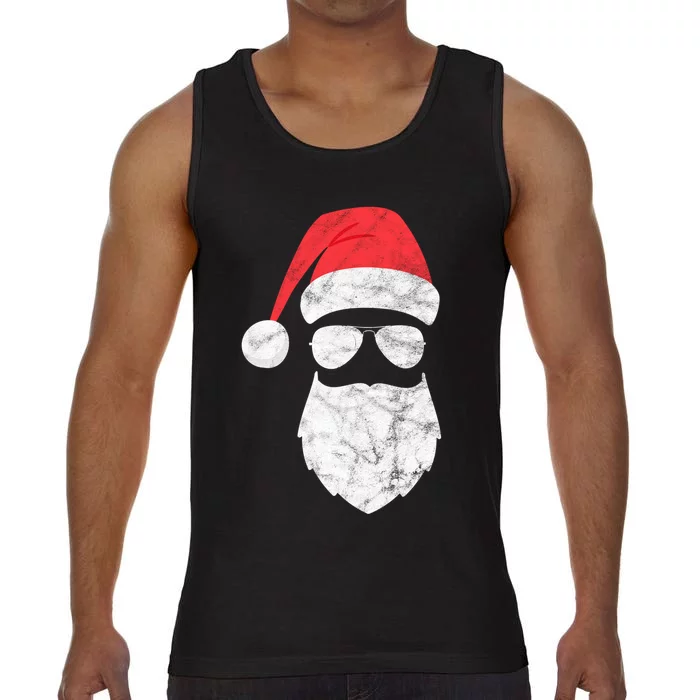 Bearded Santa Claus Hipster Comfort Colors® Tank Top