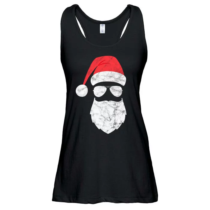 Bearded Santa Claus Hipster Ladies Essential Flowy Tank