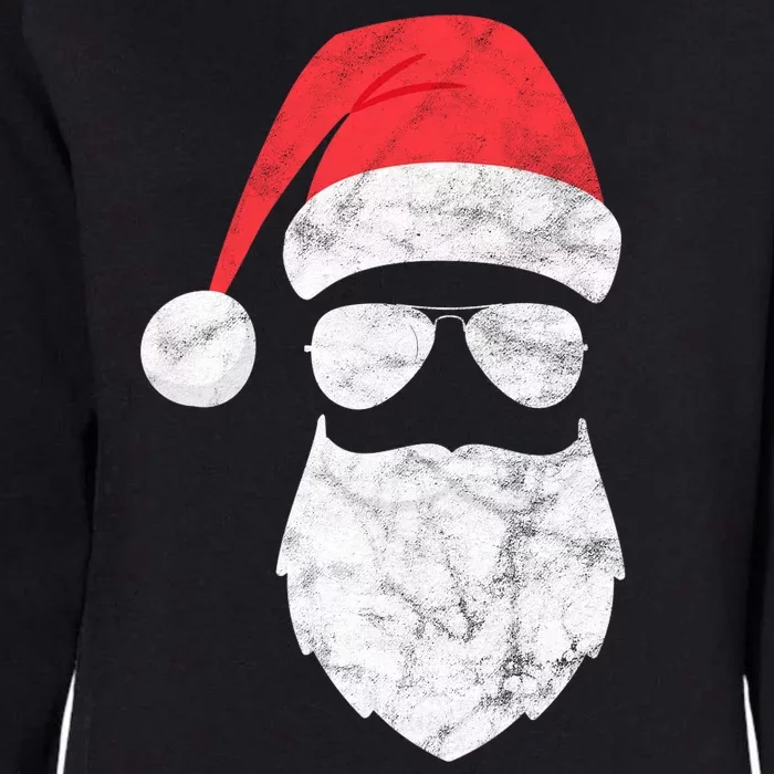 Bearded Santa Claus Hipster Womens California Wash Sweatshirt