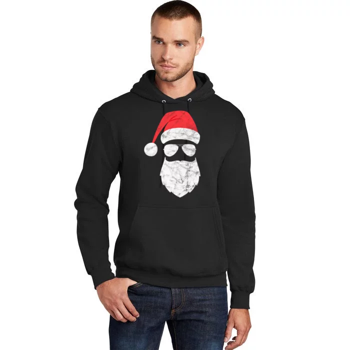 Bearded Santa Claus Hipster Tall Hoodie