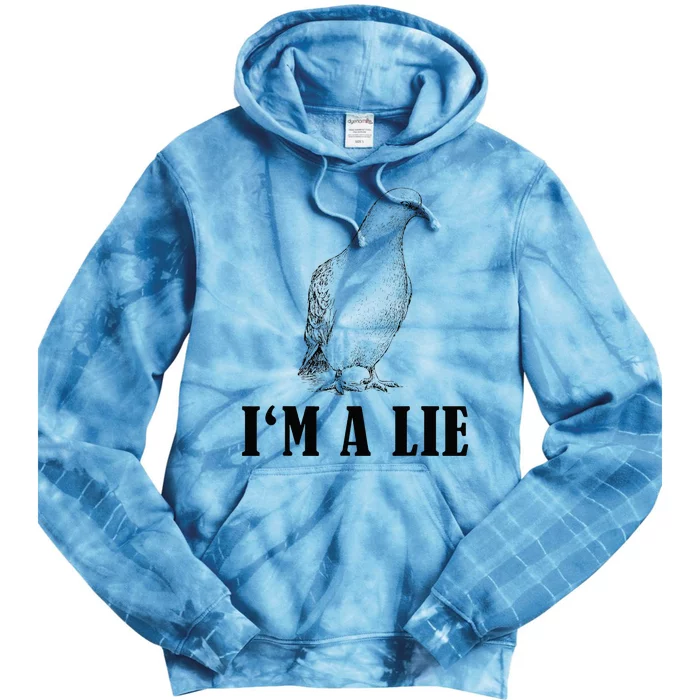 Birds Spie Conspiracy Joke Meme Surveillance Tie Dye Hoodie