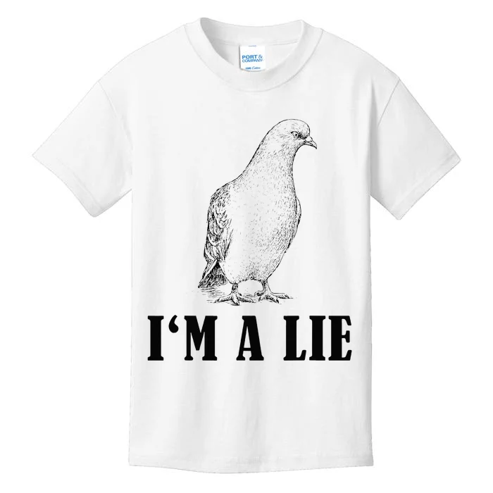 Birds Spie Conspiracy Joke Meme Surveillance Kids T-Shirt