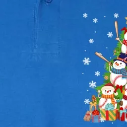 Baseball Snow Christmas Tree Pitchers Catchers Gift Softstyle Adult Sport Polo