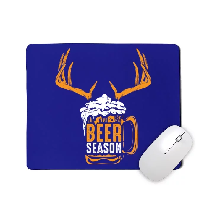 Beer Season Cute Gift Xmas Animal Hunting Beer Ers Gift Mousepad