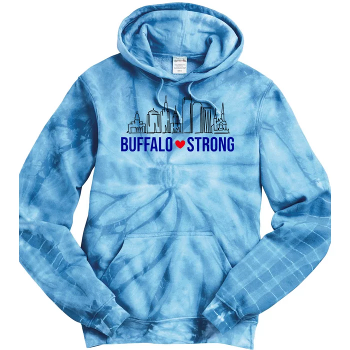 Buffalo Strong City Of Good Neighbors Pray For Buffalo Tie Dye Hoodie