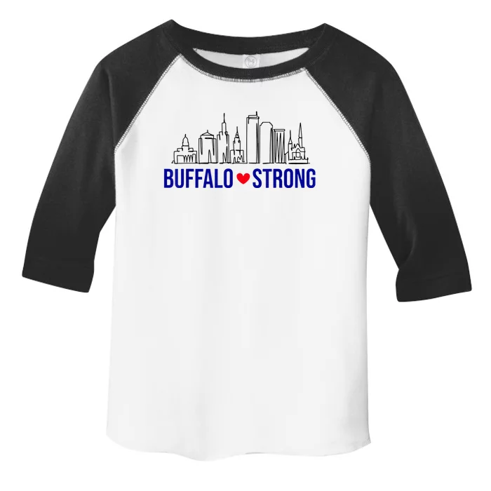 Buffalo Strong City Of Good Neighbors Pray For Buffalo Toddler Fine Jersey T-Shirt