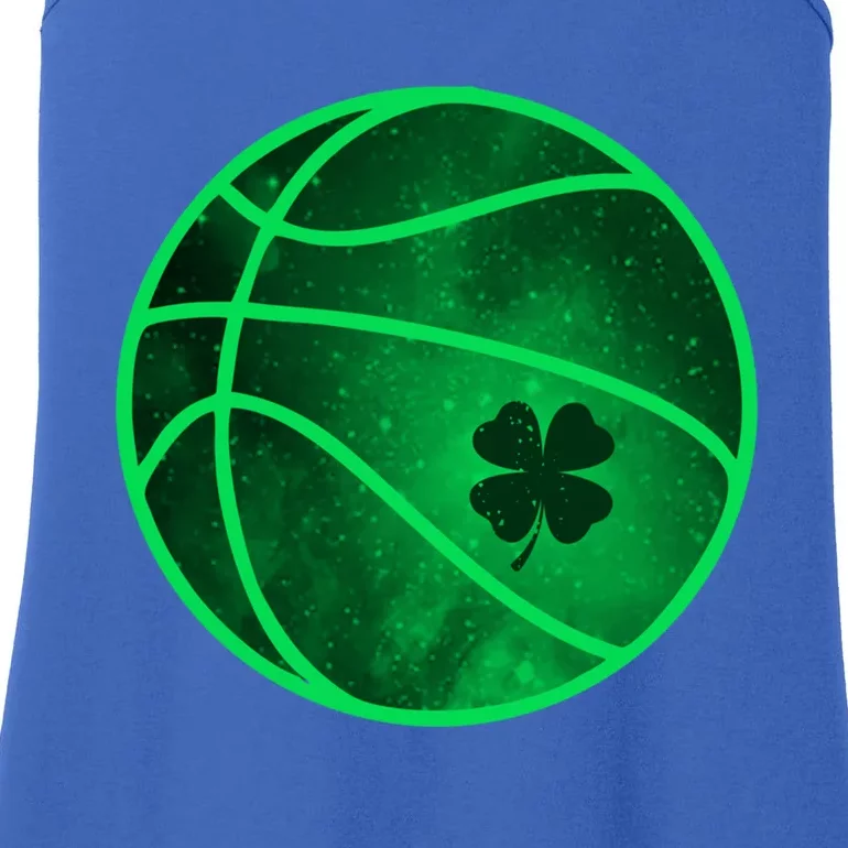 Basketball Shamrock Clover Leaf Pajama St Patrick's Day Cool Gift Ladies Essential Tank